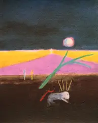 Candy Dead by Craigie Aitchison, 2002, print, sold Dec 2015
