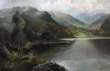 Loch scene by F.e Jamieson, oil on canvas, sold Oct 2015