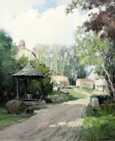 La Maillaudiere by Georges Charles Robin, oil on canvas, sold Oct 2015