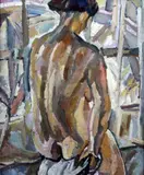 Nu de dos,28.75 x 23.75in.Provenance : Arthur Tooth and Sons, LondonJames William Freshfield (1877-1954) and thence by descent by Maurice Loutreuil, oil on canvas, sold Oct 2015