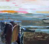 Dawn Colour by Derek Hyatt, oil on board, sold Oct 2015