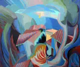 Lever du jour' c.1948 by Henri Therme, oil on canvas, sold Oct 2015