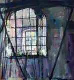 Window to Window by Jason Bowyer, oil on board, sold Oct 2015