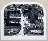Coloured aquatint by Graham Clarke, pencil, sold Oct 2015