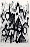 Untitled by William Gear, screenprint, sold Oct 2015