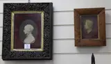 An oval wax portrait of a lady by Richard Cockle Lucas, 1856, oil, sold Apr 2015