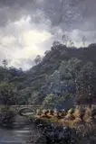 A Devon Stream by Jan van Couver, oil on board, sold Apr 2015