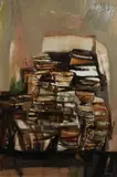 Mood in Brown by Judy Cassab, 1960, oil on canvas, sold Apr 2015