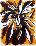 Autumn, Study for one of The Four Seasons, studies for the tapestries by West Dean Studio, 1981, Exhibited; 'John Piper: International Artist, local hero by John Piper, mixed media, sold Apr 2015