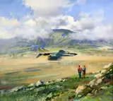 The Mountain of Mist by Frank Wootton, oil on canvas, sold Apr 2015