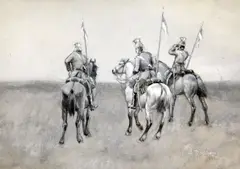 Monochrome by Arthur Rackham, 1889, watercolour, sold Apr 2015