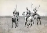 Monochrome by Arthur Rackham, 1889, watercolour, sold Apr 2015