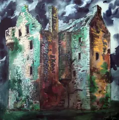 Wester Breakie, May 1984, Exhibited; Bohun Gallery 1990, 'John Piper: International Artist, local hero by John Piper, gouache, sold Apr 2015