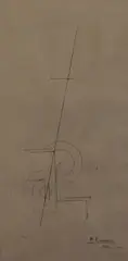 Constructivist' design by Vladimir Stenberg, 1933, ink, sold Apr 2015