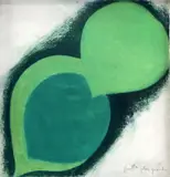 Feuilles Plus Grande by Simon Bussy, pastel, sold Apr 2015