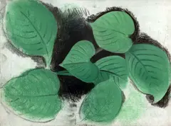 Eranthemum by Simon Bussy, pastel, sold Apr 2015