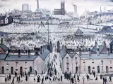 Britain at Play by L. S. Lowry, print, sold Apr 2015