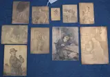 Ten copper printing plates by Charles Spencelayh, etching, sold Apr 2015
