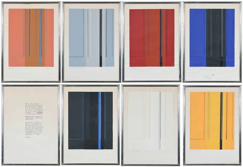 1968 Olympic Games in Mexico City Serigraphs by Luc Peire, 1968, serigraphs, sold Apr 2026