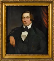 portrait of a gentleman by Lyman Emerson Cole, oil on panel, sold Jun 2014