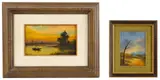 landscape by Ludwig Halauska, oil on board, sold Jun 2014