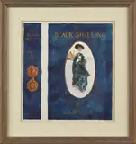 illustration for the cover of {The Black Shilling} by Stanley Massey Arthurs, watercolor and gouache, sold Jun 2014