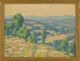 landscapes by John W. Bentley, oil on board, sold Jun 2014