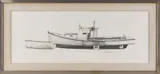 drawing by Peter Sculthorpe, pencil, sold Apr 2014