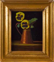 Untitled by William Ewing III, oil on board, sold Mar 2014