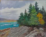 Untitled by Anton Kamp, oil on canvas, sold Mar 2014