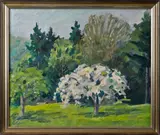 landscapes by Anton Kamp, oil on canvas, sold Mar 2014