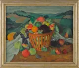 still life by Minetta Good, oil on canvas, sold Mar 2014