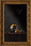 still life by Robert White, oil on board, sold Mar 2014