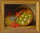 still life by August Laux, oil on canvas, sold Mar 2014