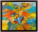 Untitled by Eduard Grossman, oil on canvas, sold Mar 2014