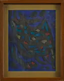 abstract by Alfred Manessier, lithograph, sold Mar 2014