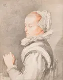 Petit paysan de dos - Petit paysan de face, deux études d'après F. Boucher (De Leymarie n° 95, 96). 215 x 148. Avec - Portrait de A. R. Mengs gravé par Ch. F. B by Gilles Demarteau, Gravure à la manière du dessin impression en sanguine, en deux tons sur papier bleuté (inf, sold Mar 2017
