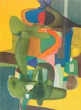 L'envol, 1958 (M. Prudhomme-Esteve, H. Moestrup 28). 652 x 488 by Maurice Estève, Lithographie en couleurs sur vélin, sold Mar 2017