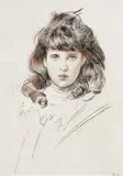 Ellen. 385 x 240 by Paul César Helleu, Lithographie en couleurs sur chine appliqué sur vélin fort, sold Mar 2017