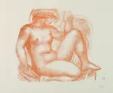 Junon (Guérin 274, IIe et/III). 207 x 260 by Aristide Maillol, Lithographie en sanguine, sold Mar 2017