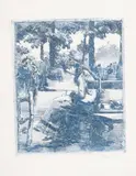 Le bain - Allégorie - La lecture - Près du poêle. 243 x 180. 215 x 282. 275 x 216. 208 x 166 by Charles Maurin, Lithographie, vernis mou, pointe sèche, sold Mar 2017