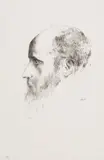 Portraits d'Edouard Vuillard-Ricardo Vines (Mellerio 190, 194). Joint: - Portrait de Lucien Fabre par Edouard Vuillard (C. Roger-Marx 52). 200 x 140. 130 x 110. by Odilon Redon, Lithographie en noir, sold Mar 2017
