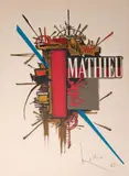 Sans titre by Georges Mathieu, Affiche pour la Galerie Charpentier, Paris, sold Mar 2017