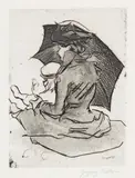 Croquis de plage, mère et enfant, 1907 (Ginestet et Pouillon E 179). 198 x 146 by Jacques Villon, Aquatinte, sold Mar 2017