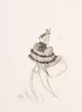 Les vieux messieurs (Wittrock 57). Le sujet réduit à la femme seule: 220 x 165 by Henri de Toulouse-Lautrec, Lithographie en noir sur chine, sold Mar 2017