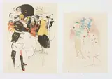 Danseuse au Moulin Rouge, 1899 - Duo Louis XV, 1905 (Ginestet et Pouillon E 31, 149). 274 x 208. 215 x 145 by Jacques Villon, Lithographie en couleurs, E, sold Mar 2017