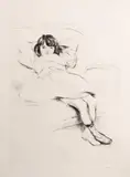 Le petit modèle, 1904 - Renée au canapé, 1907 (Ginestet et Pouillon E 108, 183). 456 x 348. 486 x 395 by Jacques Villon, Pointe sèche, aquatinte, sold Mar 2017