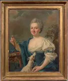 Portrait de femme en Diane chasseresse by Jean-François Gilles Colson, Toile, sold Dec 2016