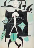 Ancestor by Peter Aspell, 1985, oil on canvas, sold Sep 2016