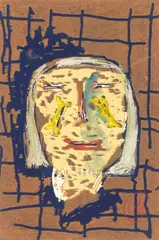 Aus: „Männer ohne Frauen – Parsifal by Markus Lüpertz, Um 1994, Gouache über Farbholzschnitt auf festem Velin, sold Aug 2026